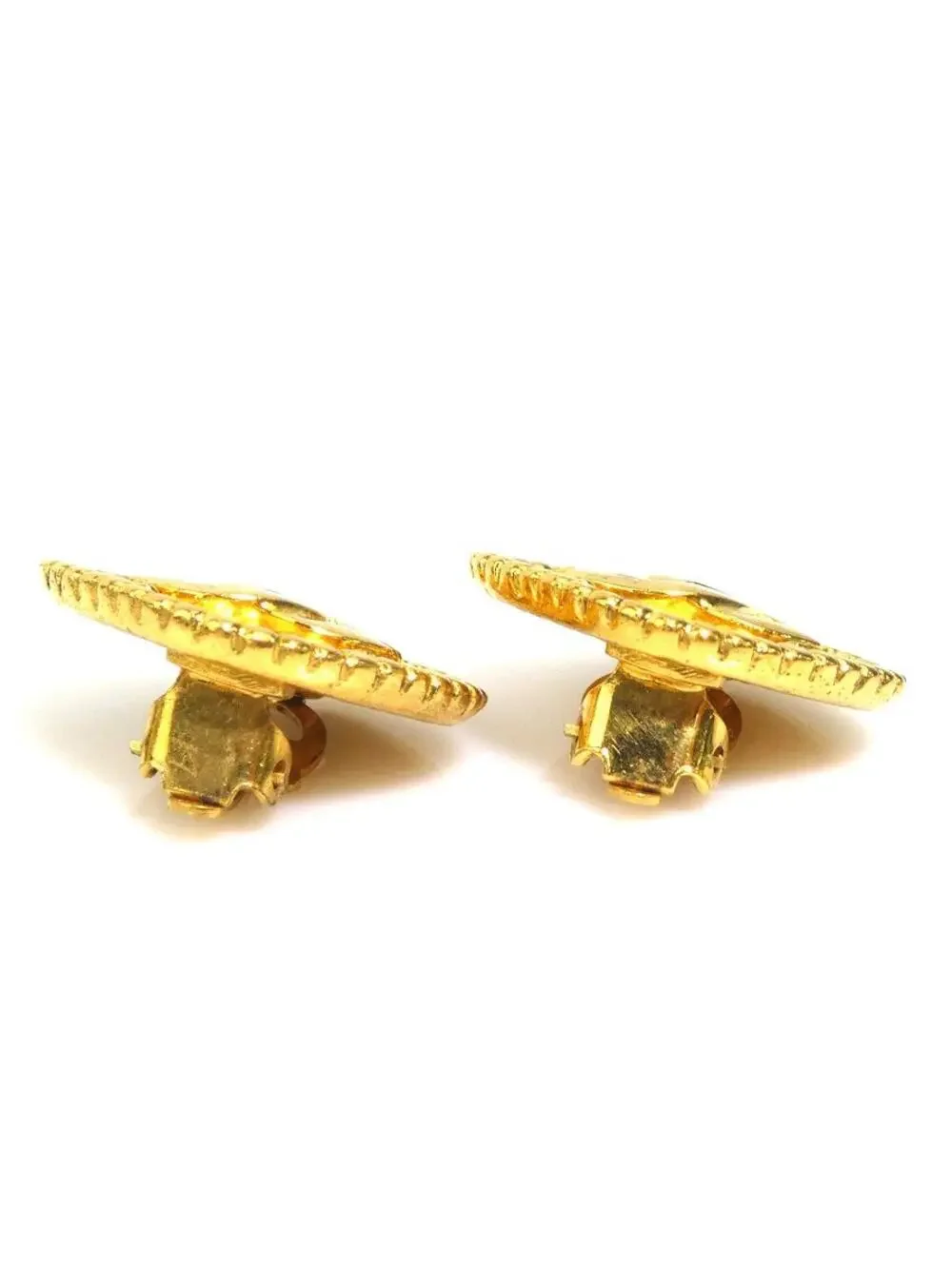 Auth Chanel Vintage Cc Logo Earrings #293899C33B